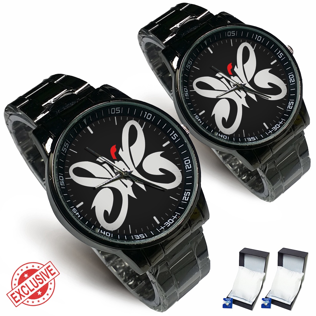 Jam Tangan Rantai Couple SLANK Motif 3