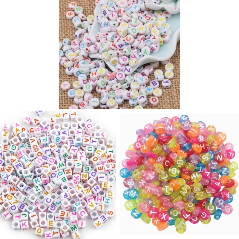 mote huruf tambahan untuk strap masker/keychain (per 1 huruf)