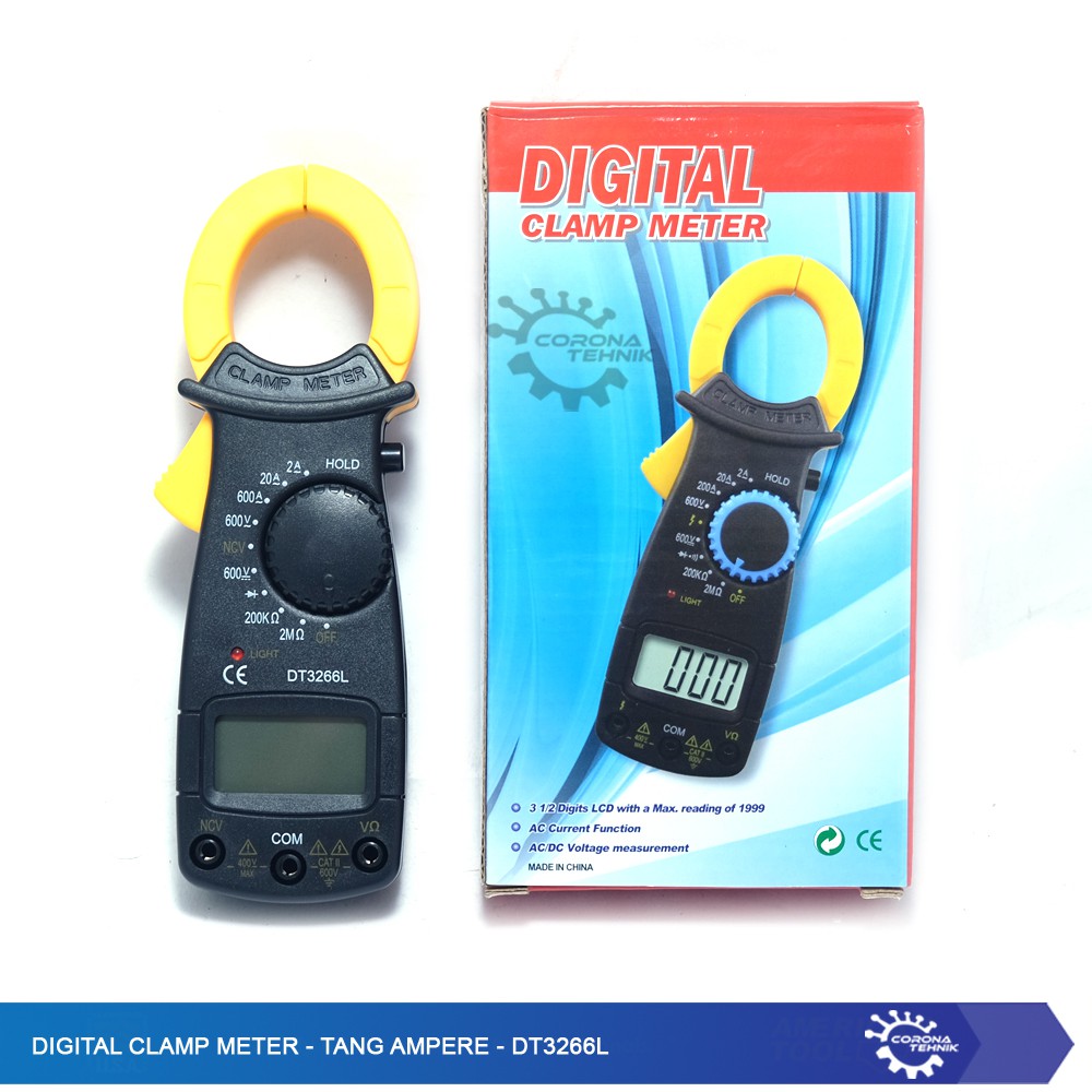 Digital Clamp Meter Tang Ampere -  DT3266L