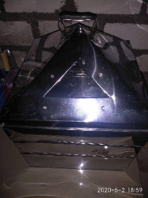 Klakat Kukusan Kotak Susun 3 Ukuran 35cm