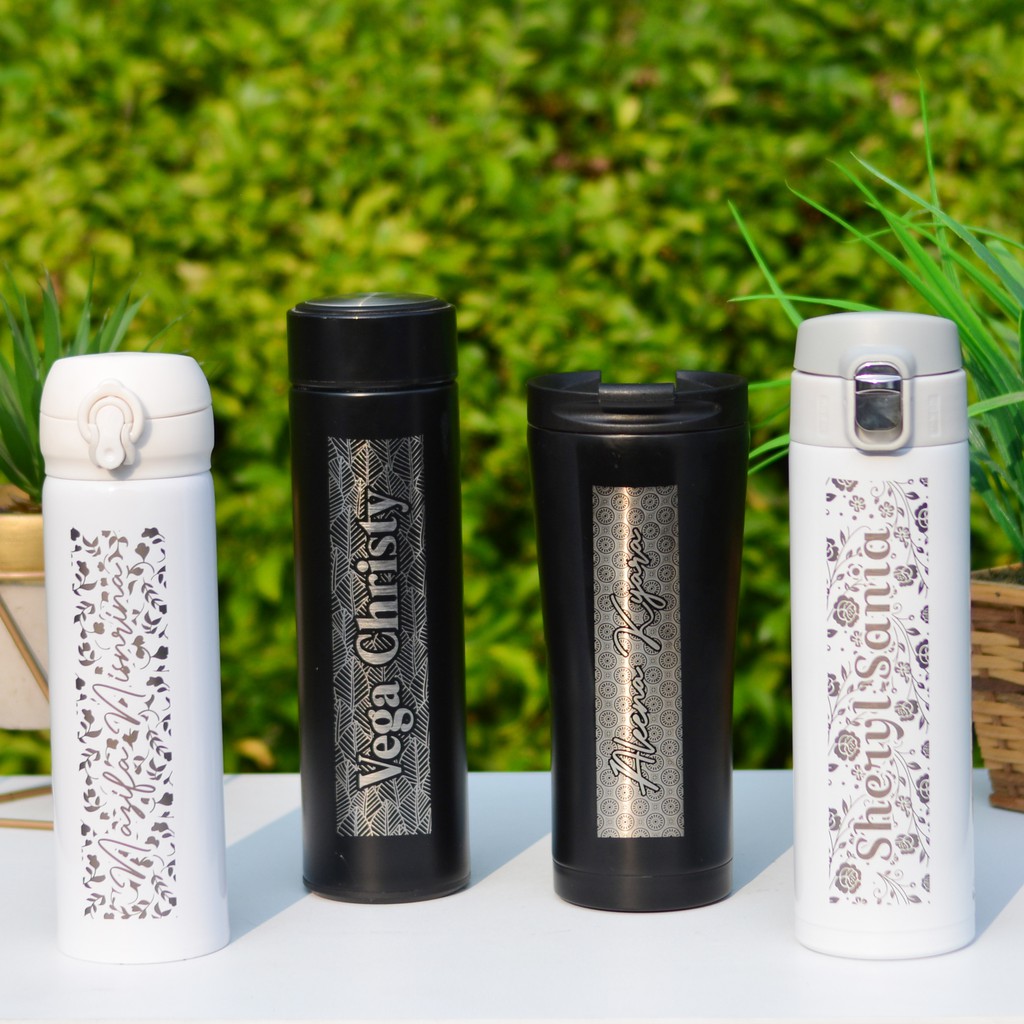 Tumbler Custom Botol Minum Termos Stainless 500ml Tumbler Grafir Shopee Indonesia 0306