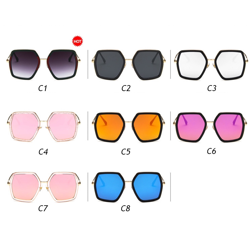 (YUZHU) Kacamata Sunglasses Wanita Kacamata Anti Uv Wanita Kacamata Hitam