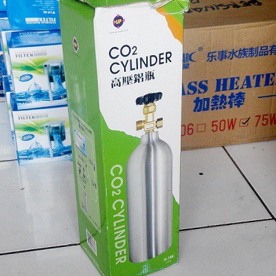 Tabung Co2 Aluminium Cylinder Merk Up 3 L Untuk Aquascape