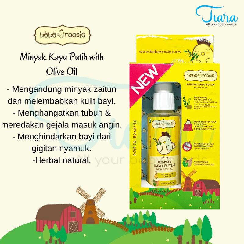 Bebe Roosie Telon Cream Bugs Repellent 60gr Kuning / Ungu / Spray