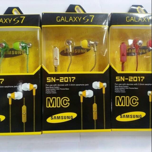 HEADSET SAMSUNG S7 SN 2017