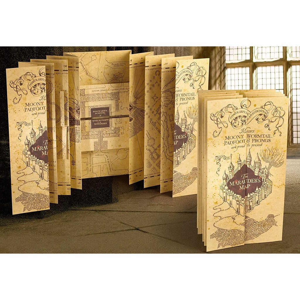 

Marauders map harry potter replica 1:1 bahan map dari ARTPAPER lebih awet