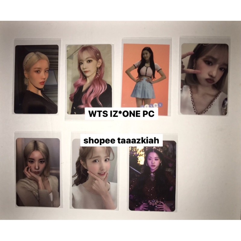 photocard pc izone hitomi nako yujin eunbi oneiric diary ar ots tc
