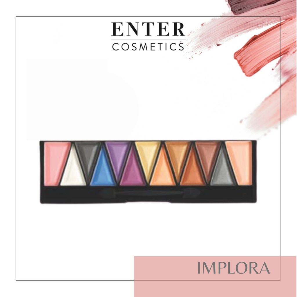 Implora Eyeshadow and Blush On 13 Colors