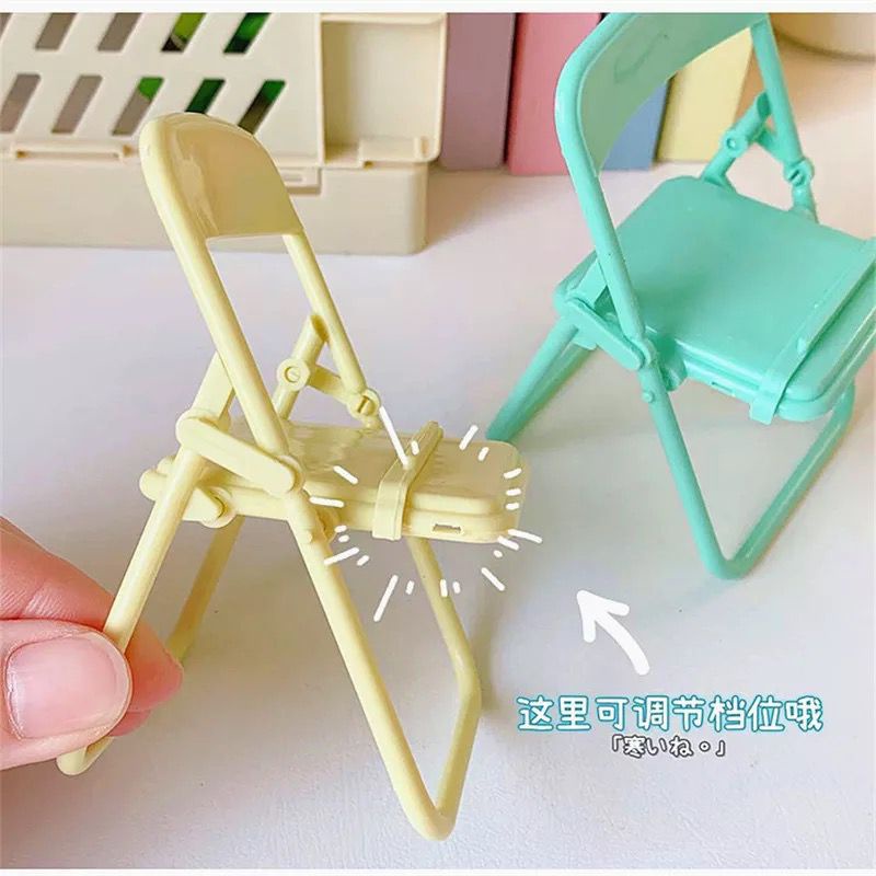 STAND HOLDER HP KURSI MACARON / STAND MODEL KURSI / PHONE HOLDER / DUDUKAN HANDPHONE KURSI LIPAT JRW0002