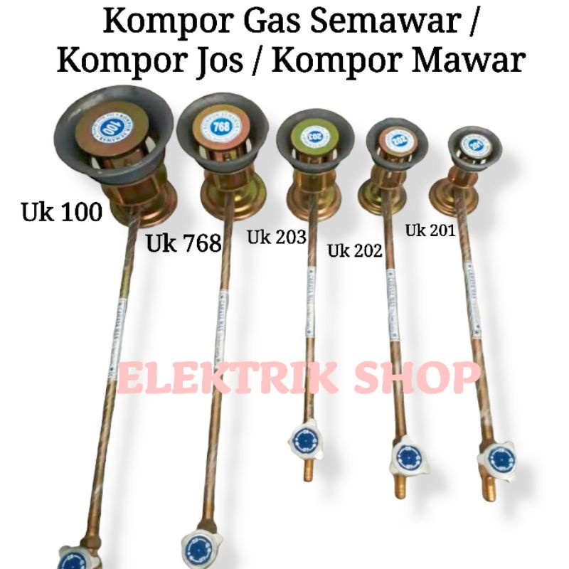 KOMPOR JOS SEMAWAR 1SET / KOMPOR MAWAR PECEL LELE NASI GORENG / KOMPOR SEMAWAR LENGKAP SEMUA UKURAN
