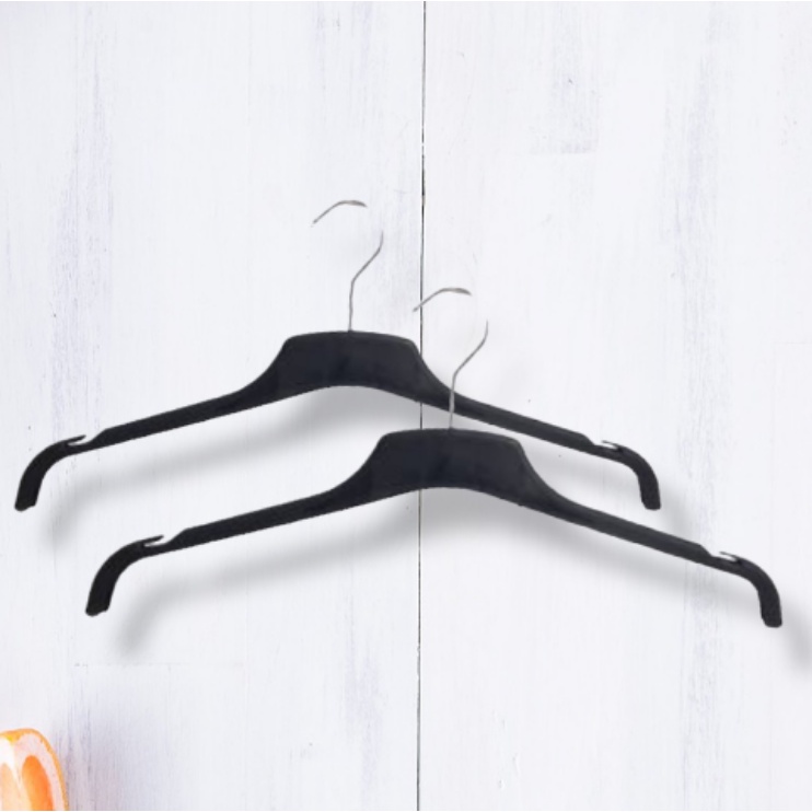 Hanger Gantung Plastik (1 Lusin)/Gantungan Baju Berkualitas/Hanger Plastik Baju Dewasa