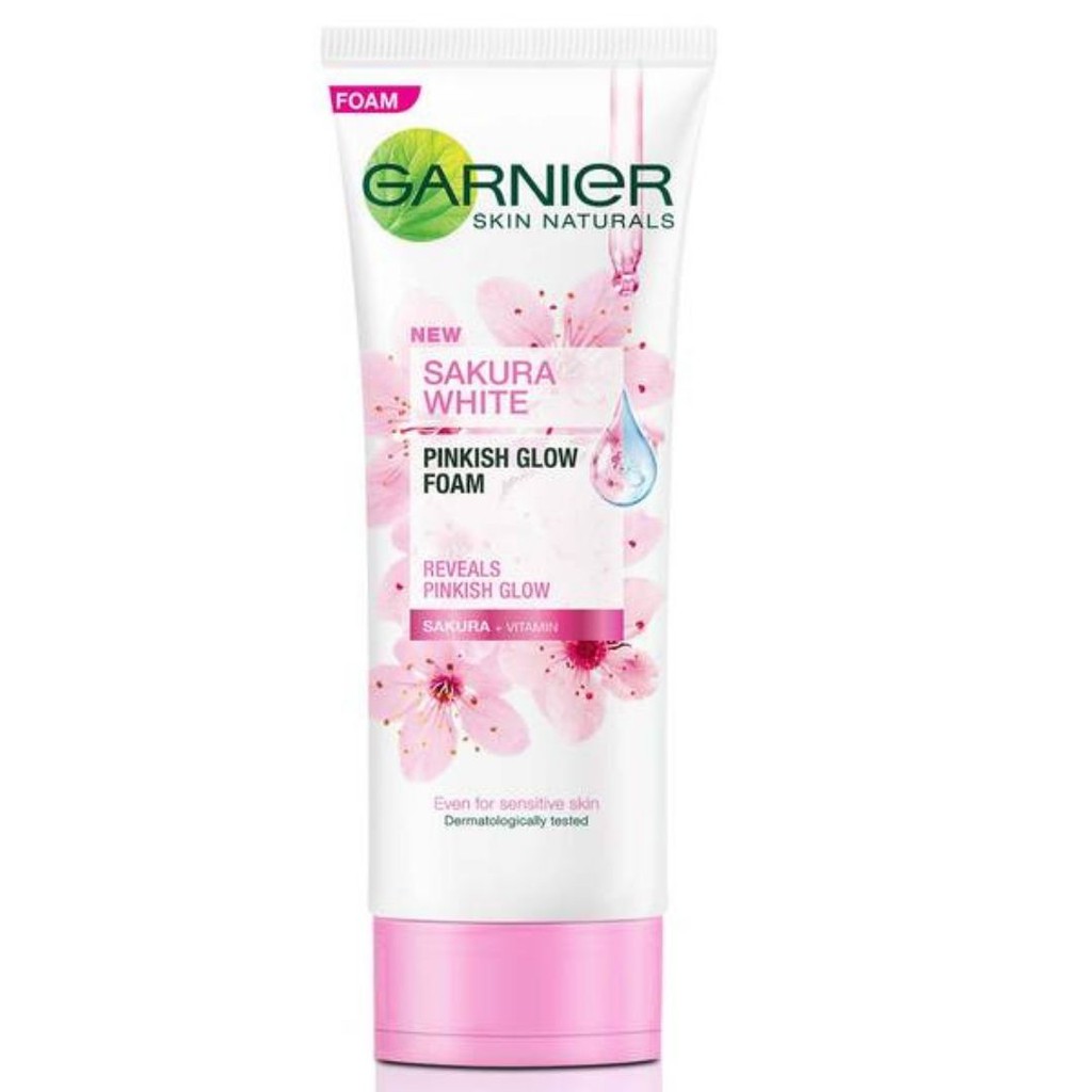 Garnier Sakura White Facial Wash-SABUN WAJAH