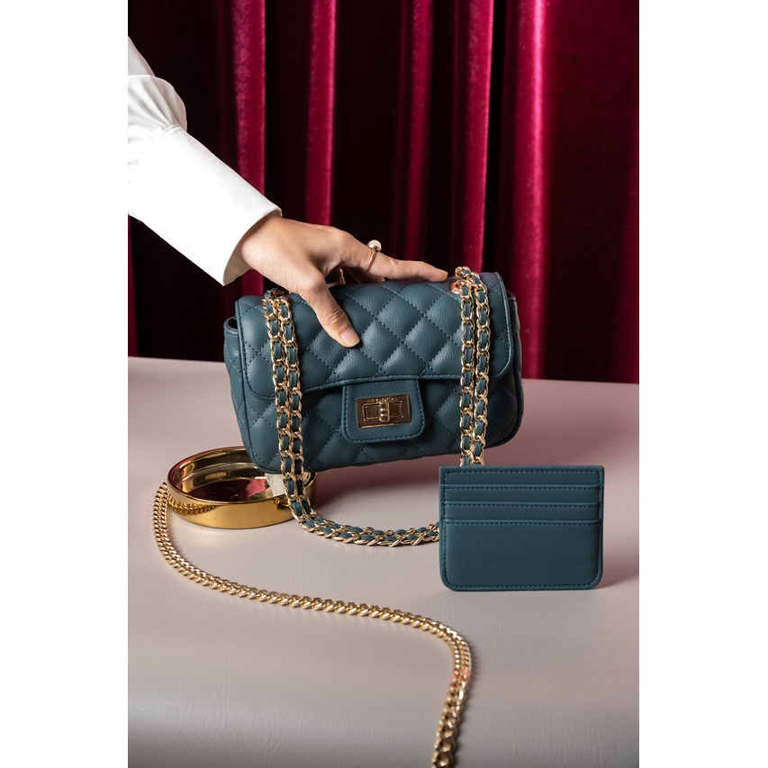 Tas Wanita Boston Classic Mini Teal - Local.ID