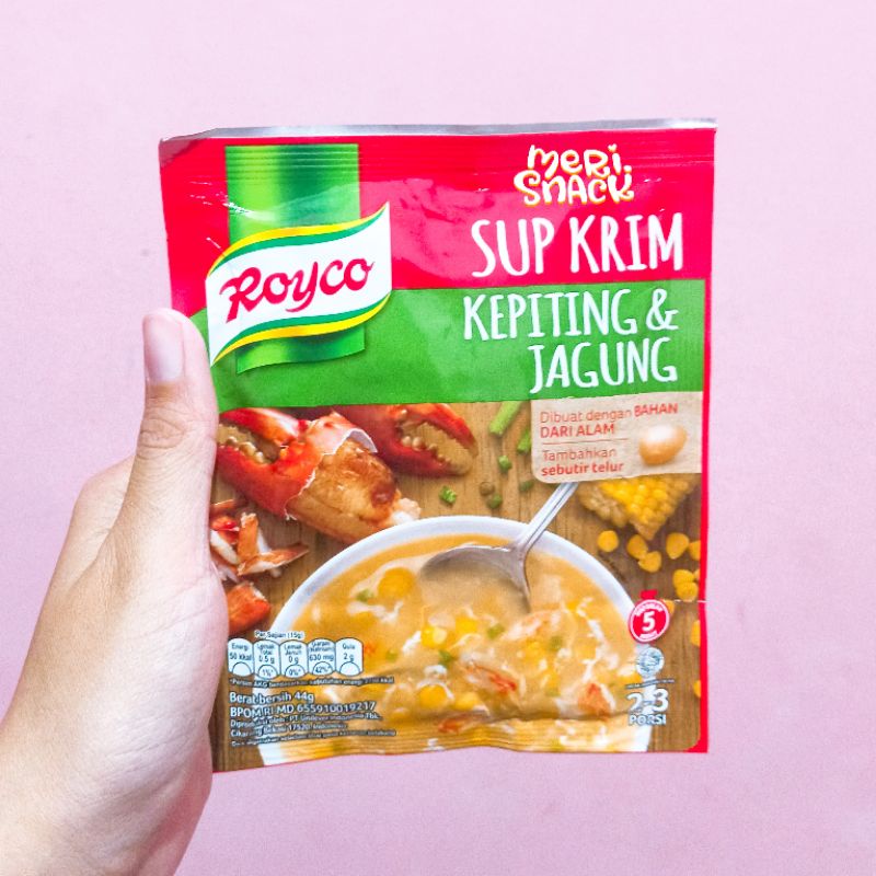 

Royco Sup Krim Kepiting dan Jagung 44gr