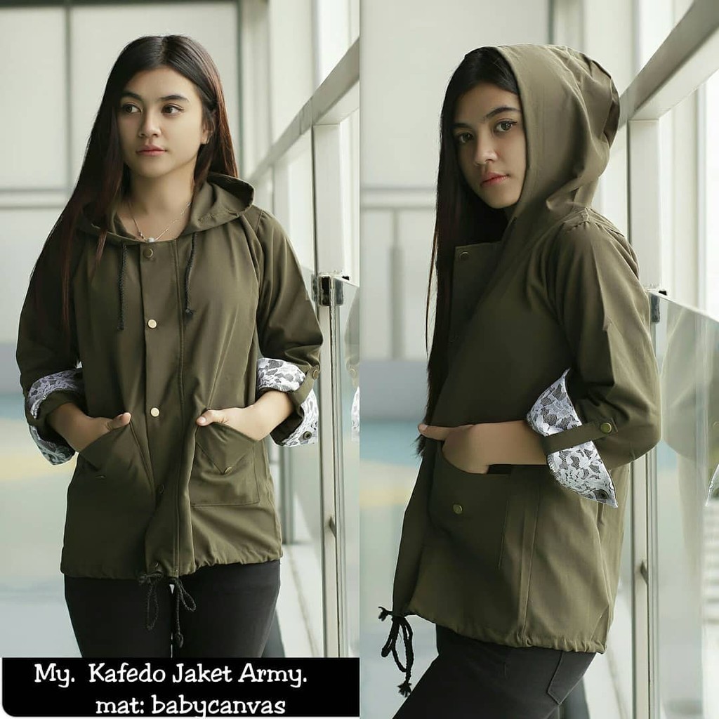 cafedo jaket - jaket wanita - one size fit to L