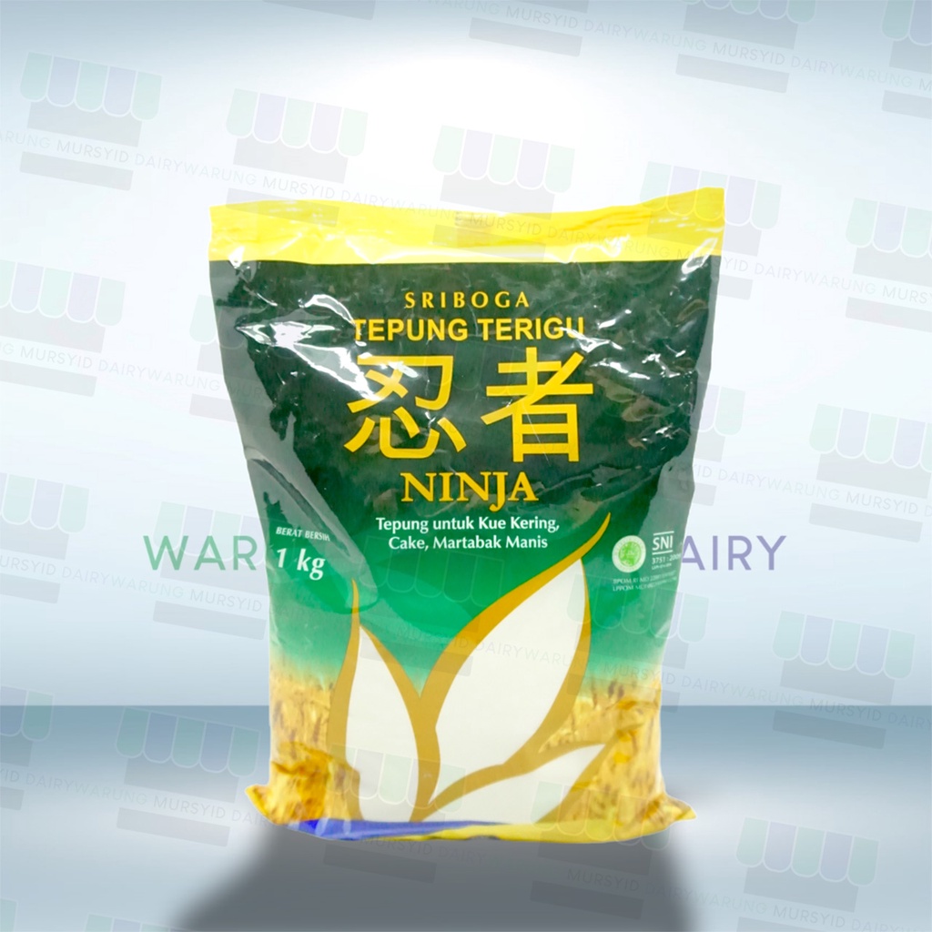 

Tepung Terigu Sriboga Ninja 1 Kg (Tepung Jepang)
