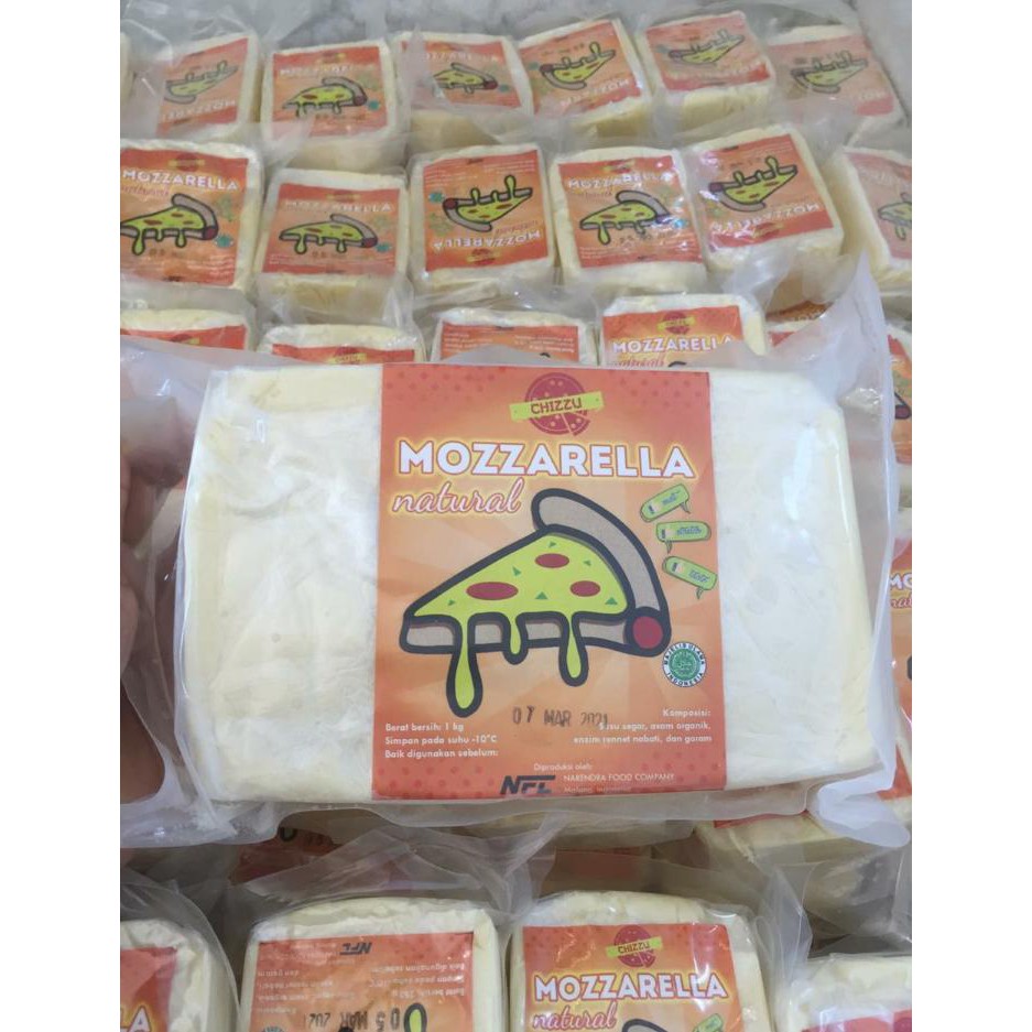 

Keju mozarella khas malang kemasan 1kg