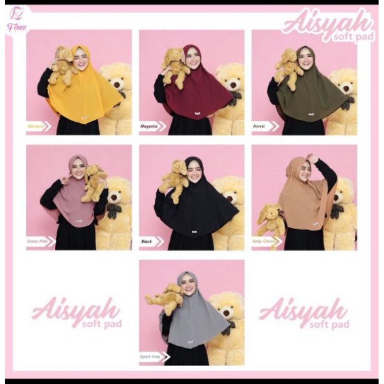 Bergo Aisyah Soft Pad by Fauz Hijab