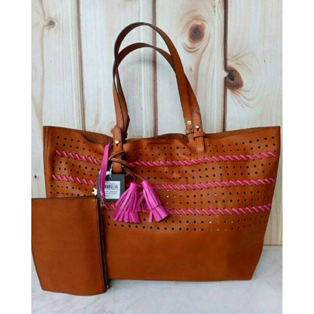 FOSSIL RACHEL TOTE BROWN