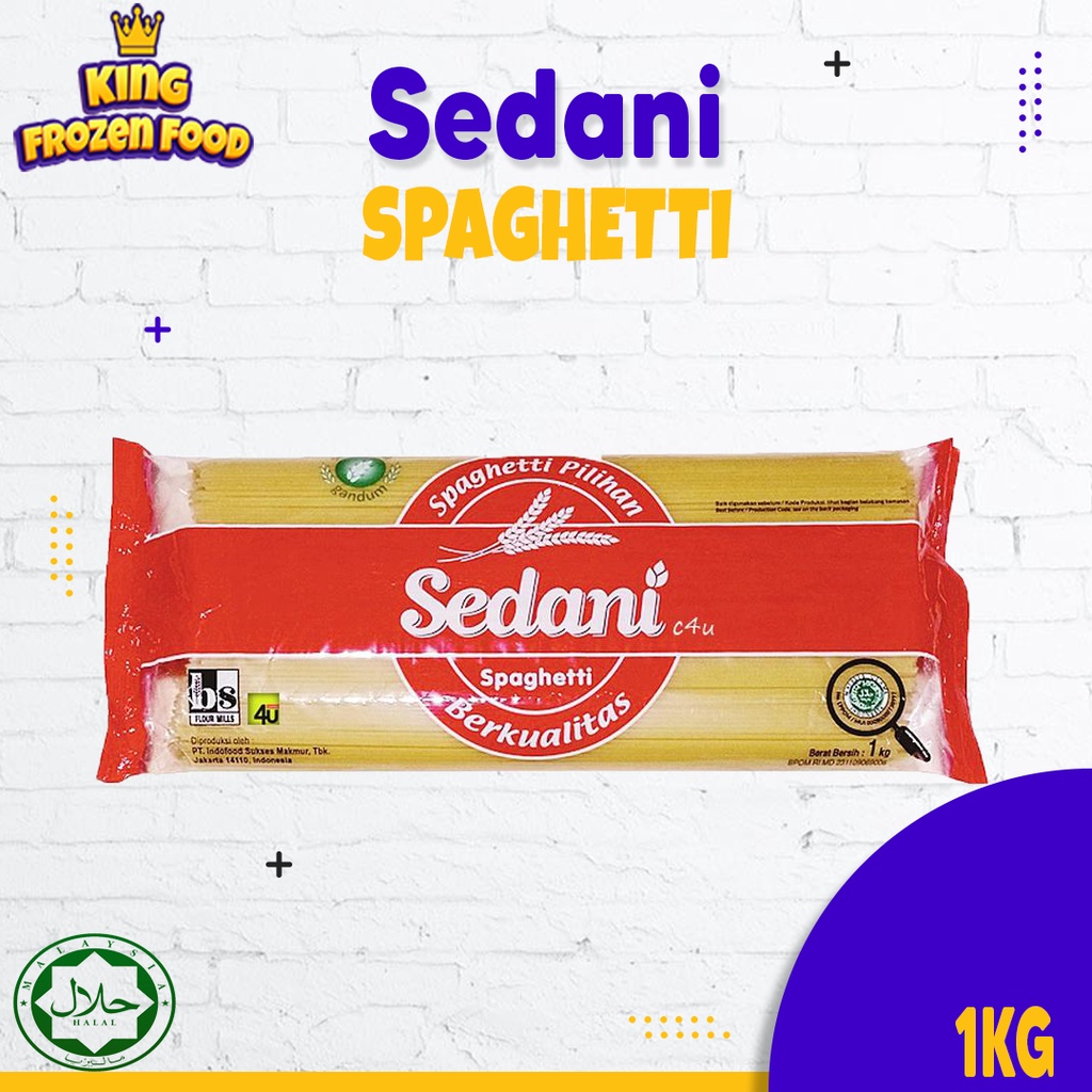 Sedani Mie Spaghetti Pilihan Berkualitas 1Kg