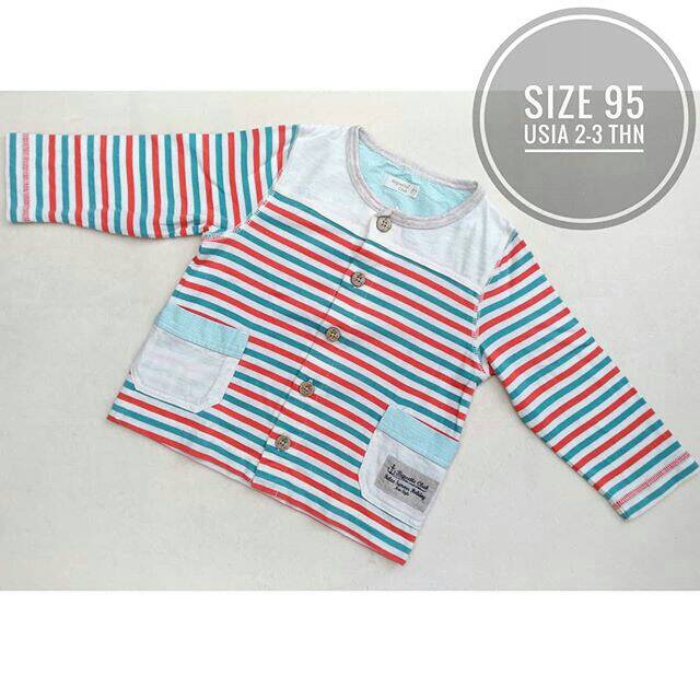 Atasan Stripes BIQUETTE CLUB