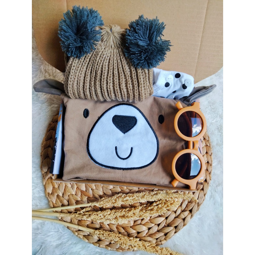 HAMPERS LAHIRAN BAYI LAKI LAKI PREMIUM KADO LAHIRAN-Coklat6