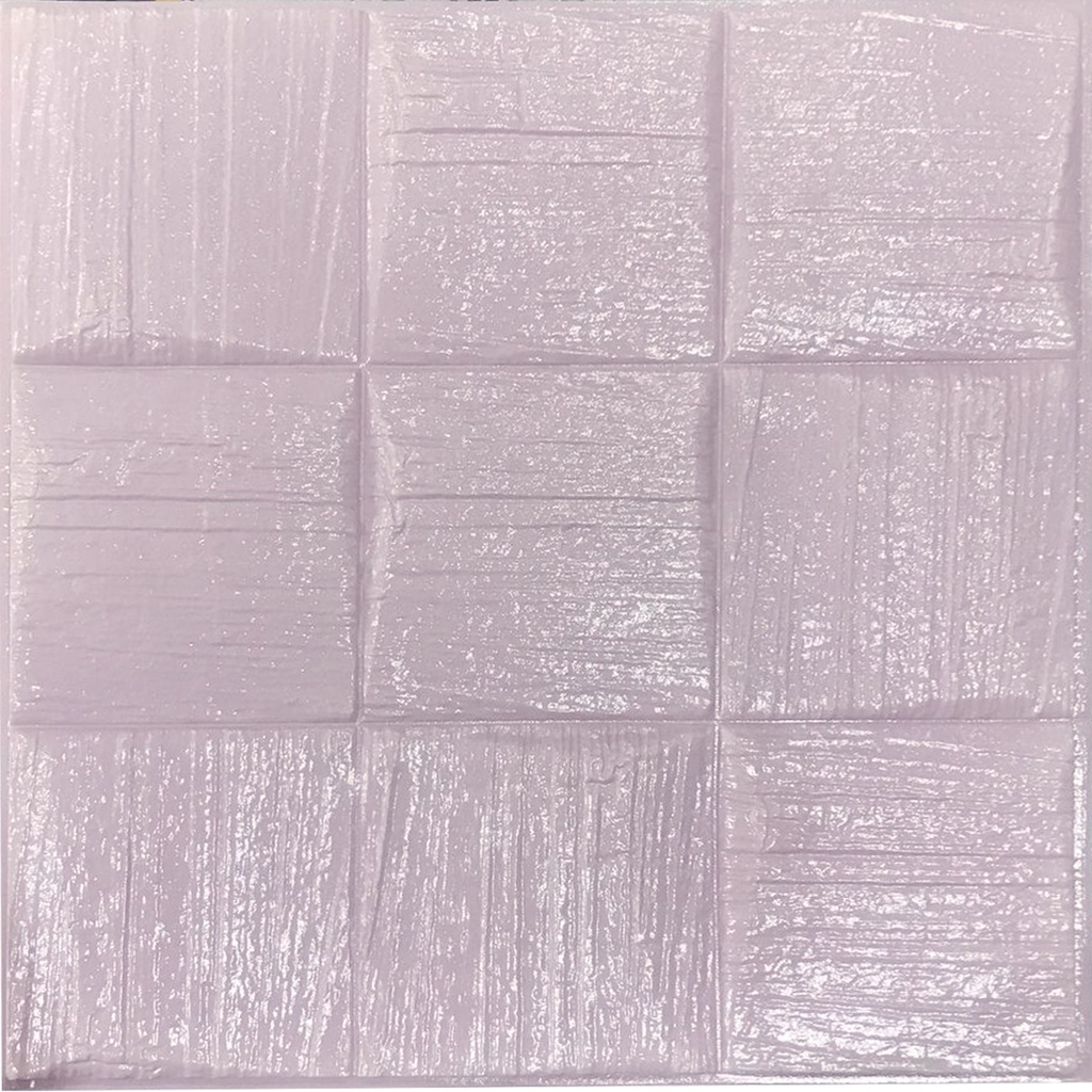 PROMO!! BUY 25 FREE 1 !! WALLPAPER FOAM 3D STICKER PREMIUM TEBAL 8MM-Ubin Ungu