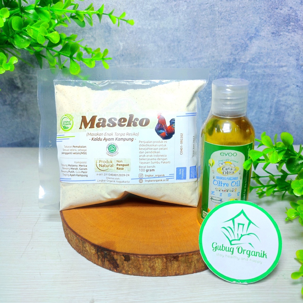 

HEMAT Bundling MASEKO Kaldu Mpasi Ayam Kampung / Sapi 100gr + EVOO Extra Virgin Olive Oil Casa Di Oliva 60ml