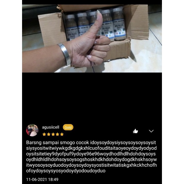 Paket 10 BotoL Demi Pellets Burayak khusus Ekspedisi kargo