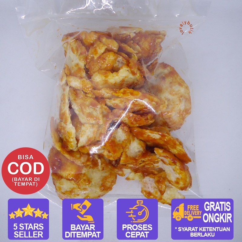 Lovelybutik - Kripik Singkong Pedas Manis 250 Gr Home Made Awas Ketagihan