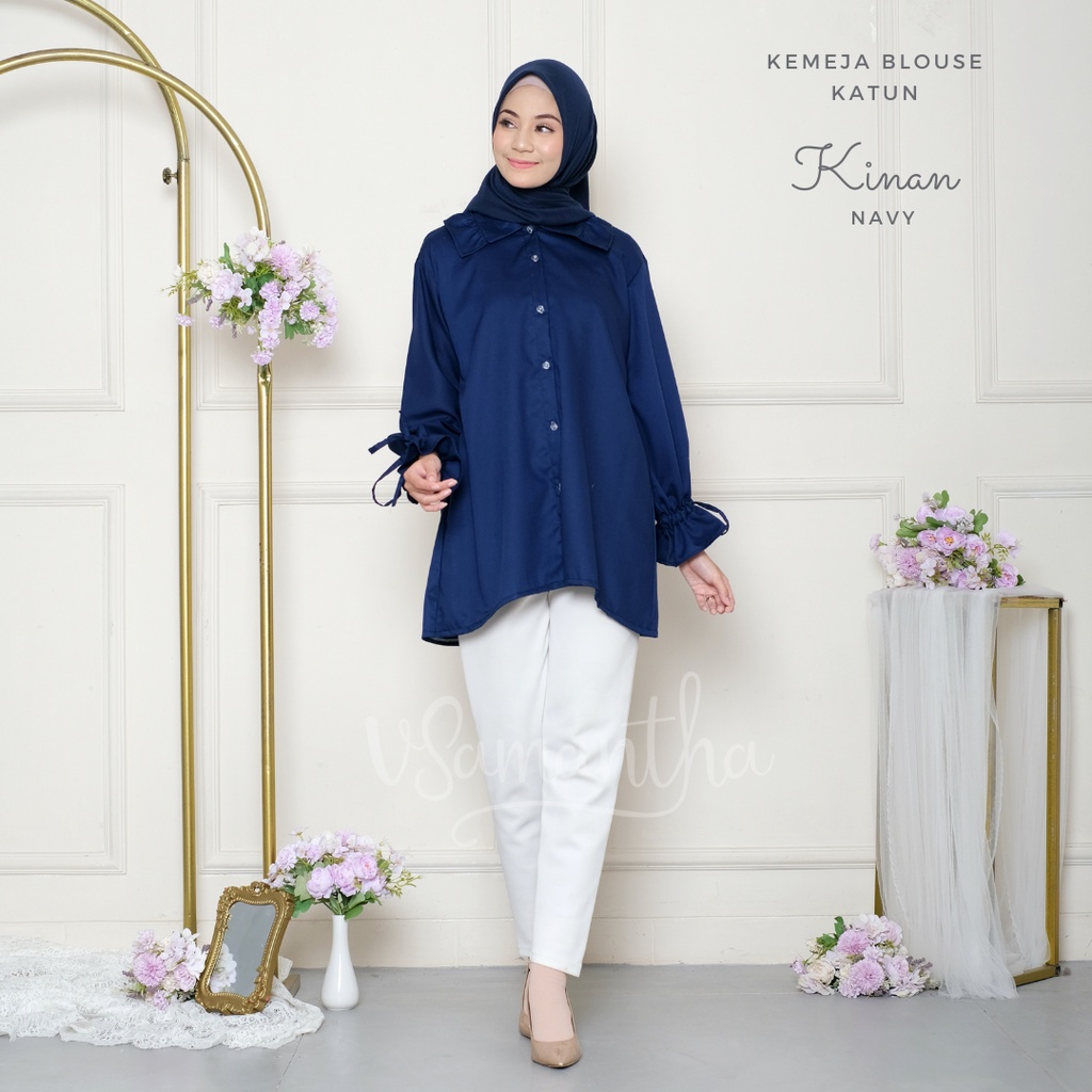 Kemeja Wanita / Blouse Basic Kinan