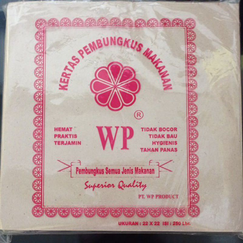 kertas makan WP 22x22