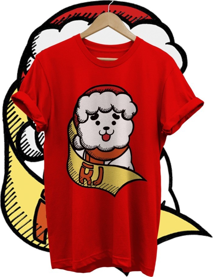 KAOS bts natal TSHIRT RJ BT21 NATAL COMBED 30S