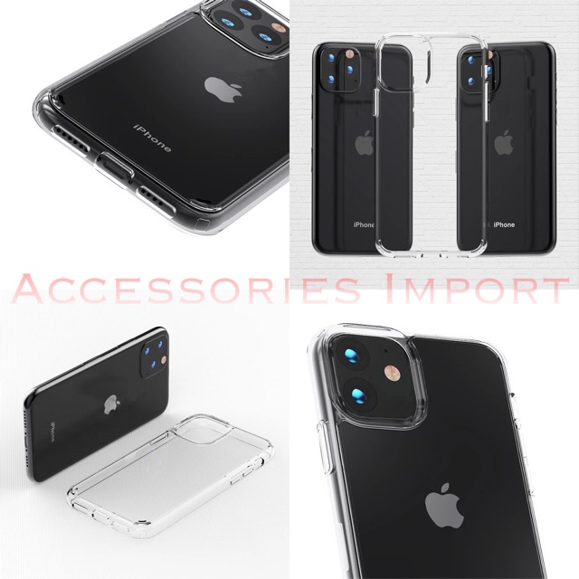 IphoneX/Xs/Xr/XsMax/Iphone11/11pro/11ProMax/iphone12/12pro/12promax/12mini/Softcase Bening Tebal