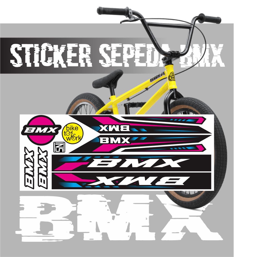 STICKER SEPEDA STRIPING VARIASI SEPEDA BMX / BMX VARIASI STICKER / BMX 02 01
