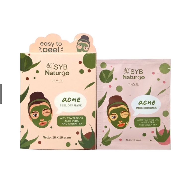 SYB NATUR90 Peel Off Mask SYB Masker Naturgo 1 SACHET