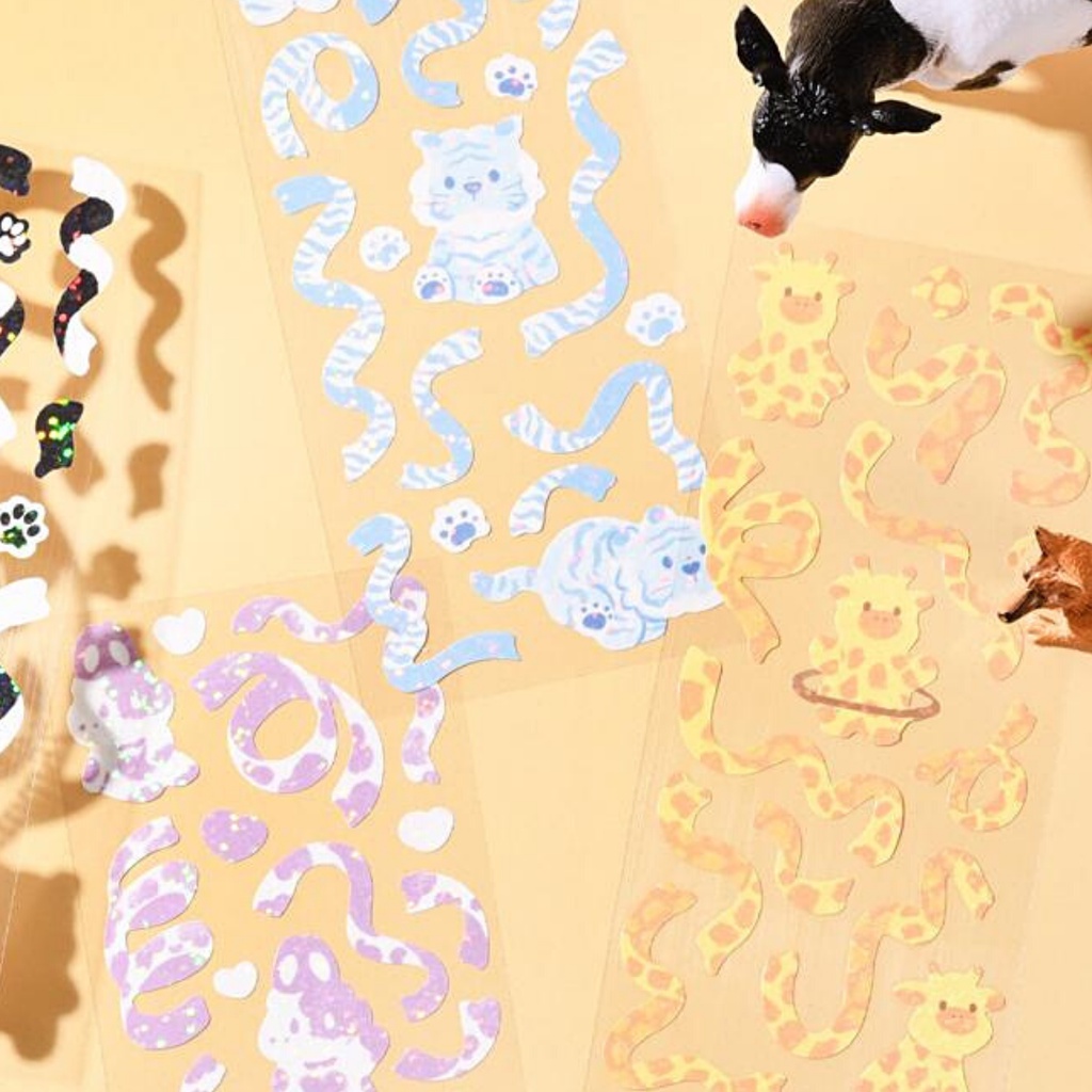 

Agugu Baby Animal Hologram Deco Sticker