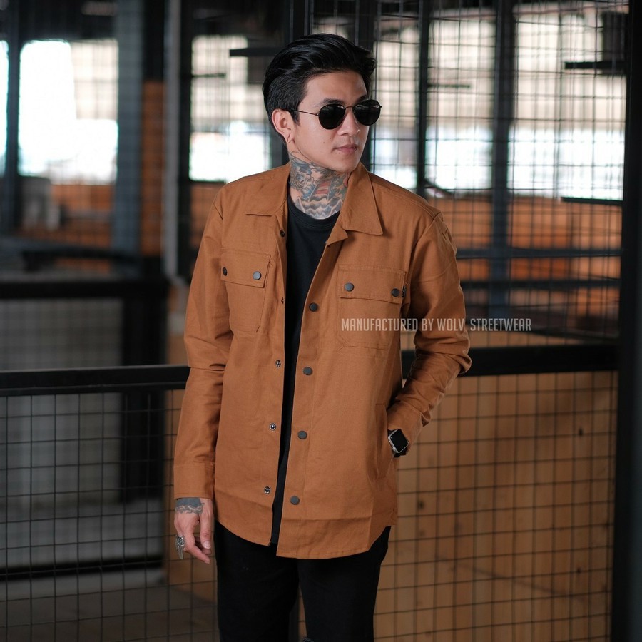 BISA COD TRUCKER JACKET SEMI PARKA PRIA