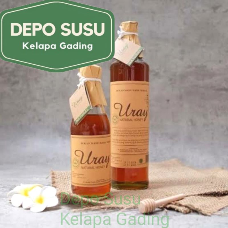 Madu Uray 450gr ( isi 330ml ) Honey Murni Lebah Hutan Asli Sehat Alami