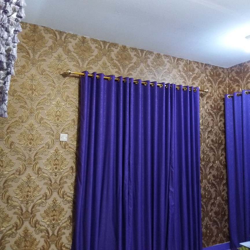 Wallpaper Dinding Murah Klasik Batik Mewah Gold