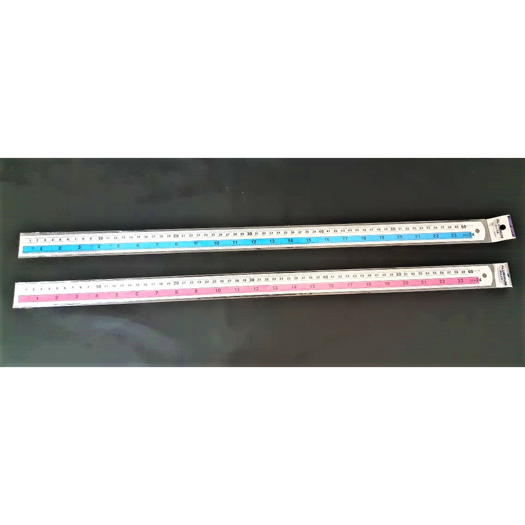 

MISTAR PENGGARIS ALUMINIUM RULER BESI 60 CM ANTI KARAT