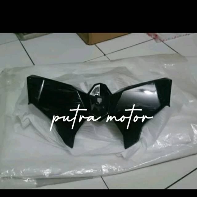 Cover rak laci dasbor kupu kupu legsil kontak vario 125 150 k59 non ori hitam kilap