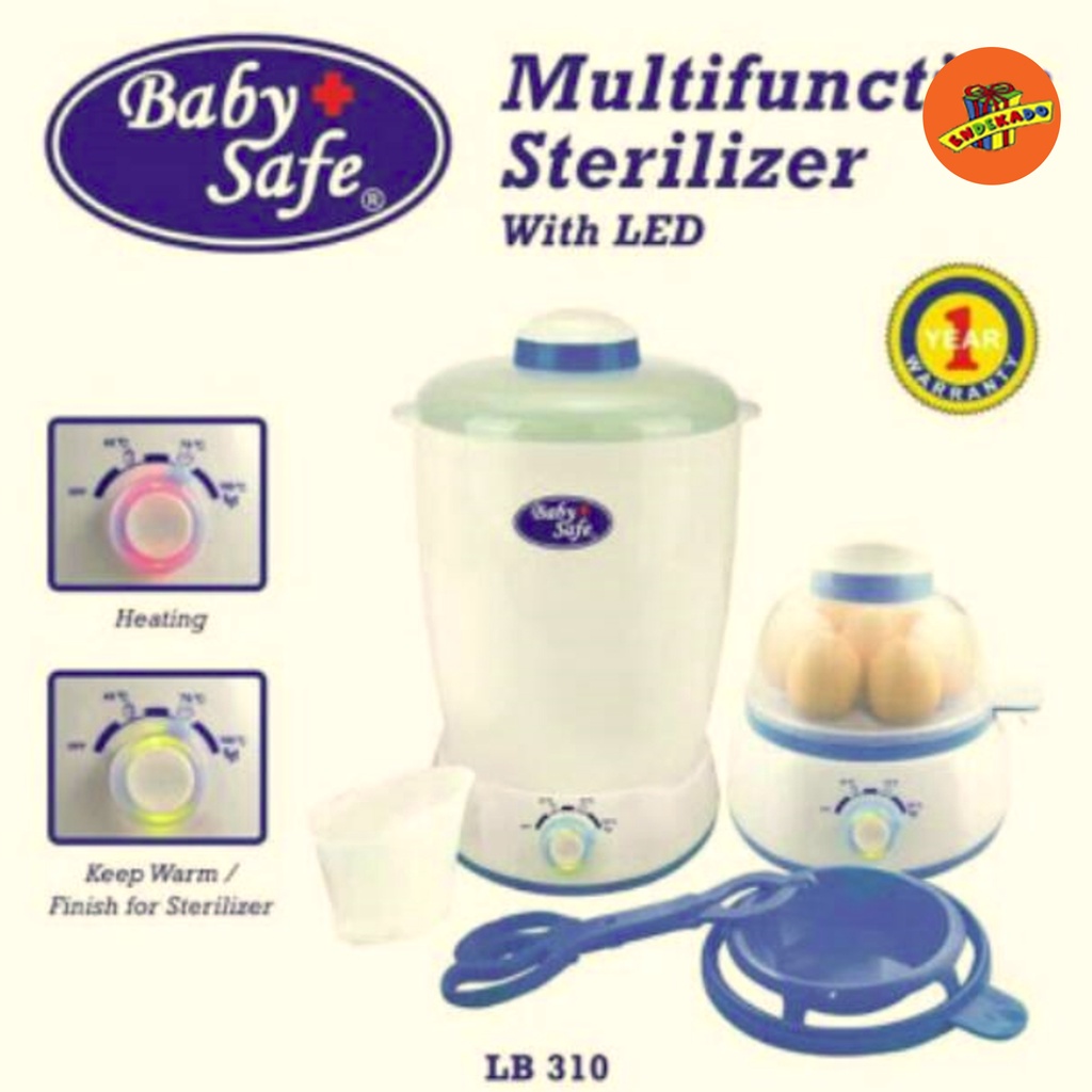 BABY SAFE MULTI FUNCTION STERILIZER With LED LB 310