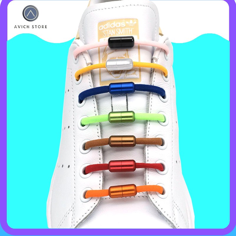 TALI SEPATU KARET ELASTIS LOCK LACES SHOE LACES CAPSULE LOCK SPORT