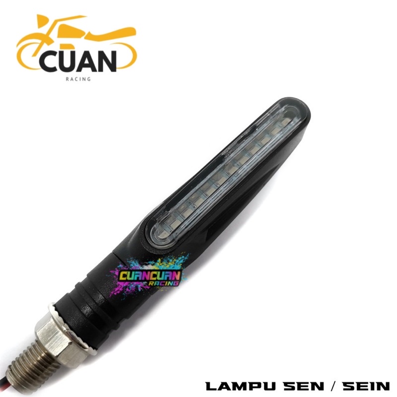 Sein Running Lampu Sen Running Led Lidi 2 Mode Universal Semua Motor Bisa