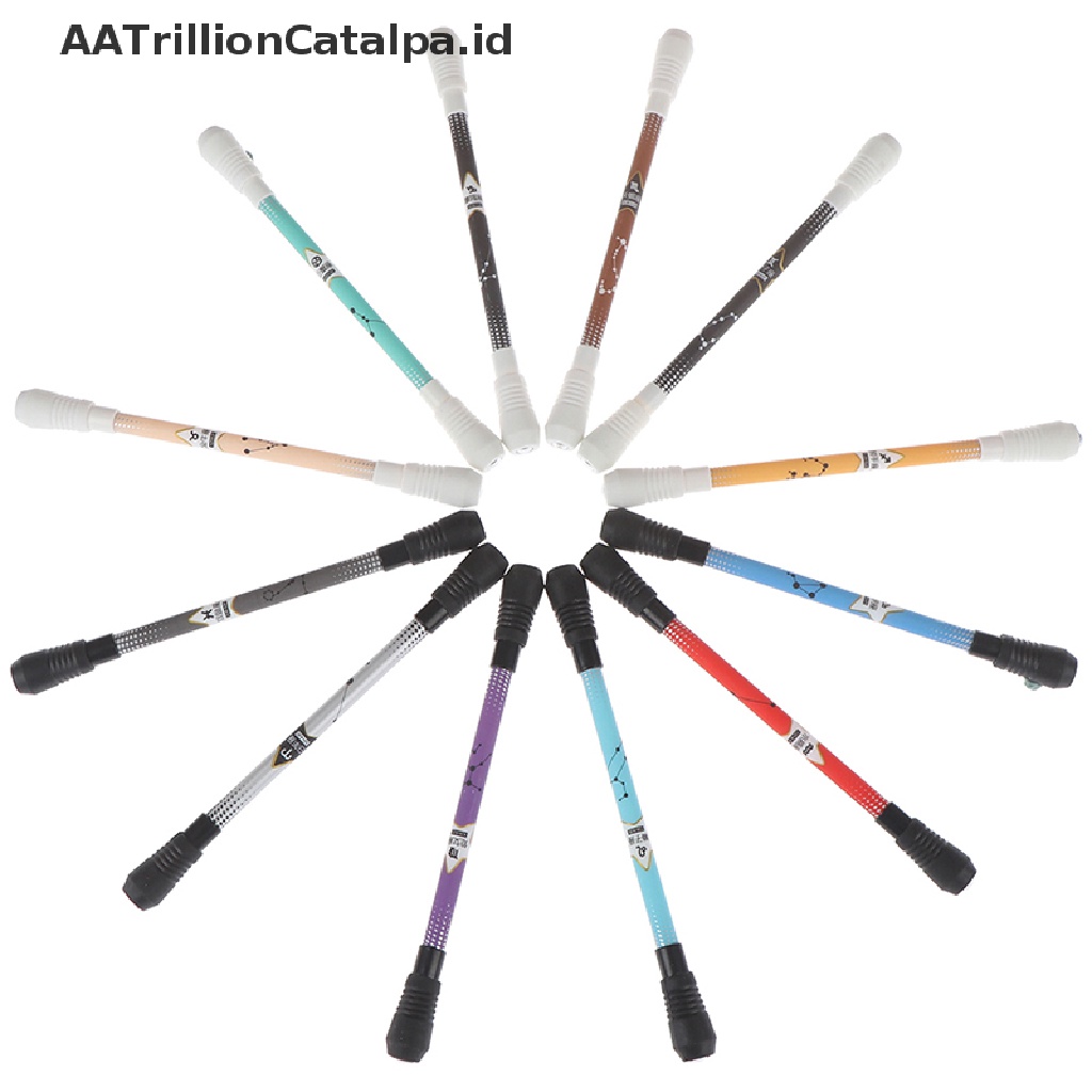 (AATrillionCatalpa) Pulpen Putar 0.5 Anti slip Permukaan Halus