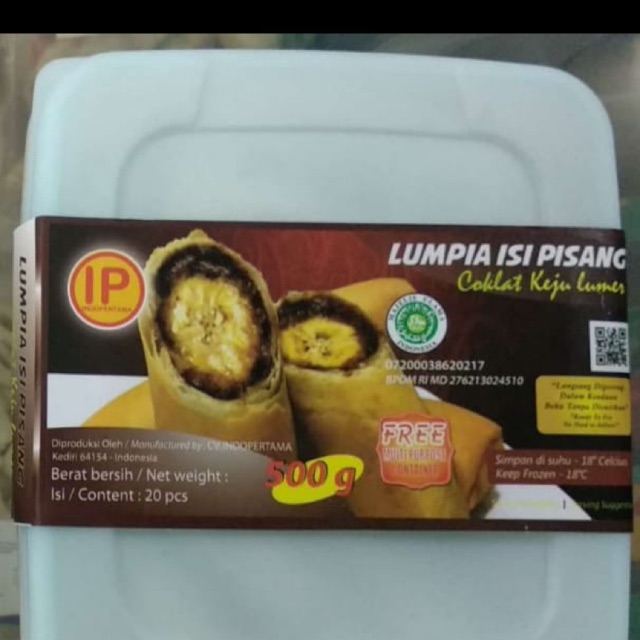 

Frozen LUMPIA isi PISANG isi 20pcs