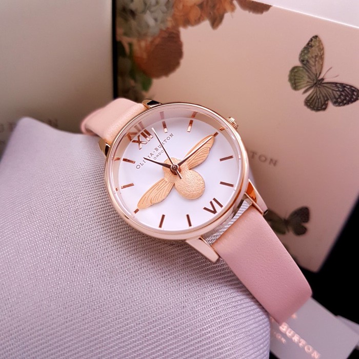 Jam Tangan Wanita Merk Olivia Burton 3D Bee original