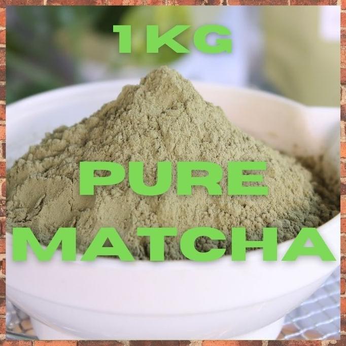 

[COD] Bubuk Matcha Asli Kemasan 1kg Halal MUI 100% Pure Matcha Powder [COD]