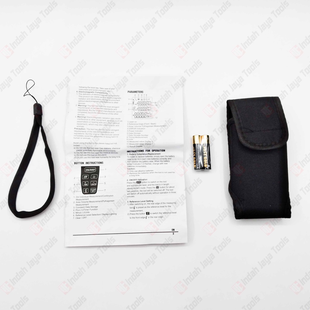 DCK KDF04-60 Meteran Laser Digital 60 M - Distance Meter 60M Meter